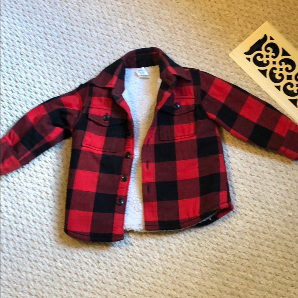Buffalo check Crew Cuts boys jacket